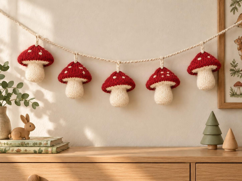 Little Mushroom – Knitted Mushroom Ornament