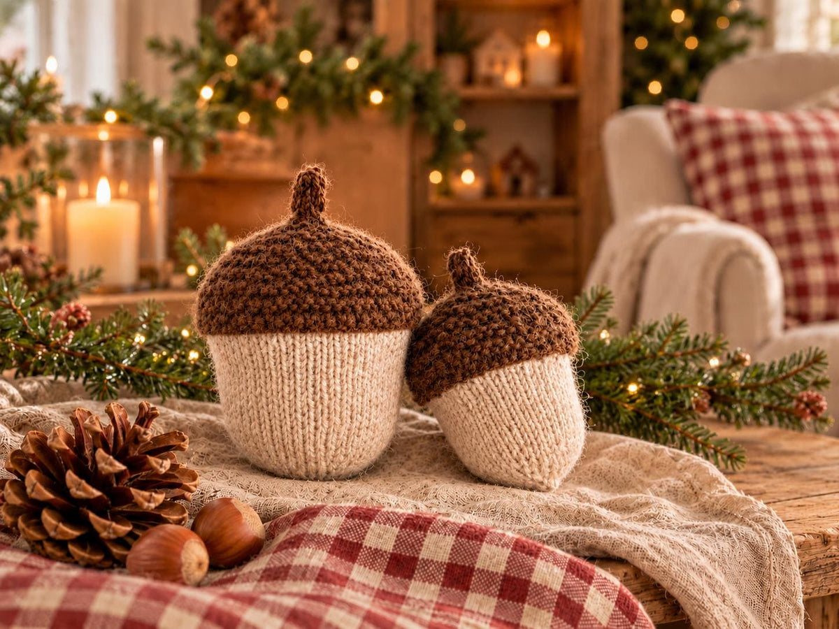 Little Acorn – Knitted Acorns in 2 Sizes