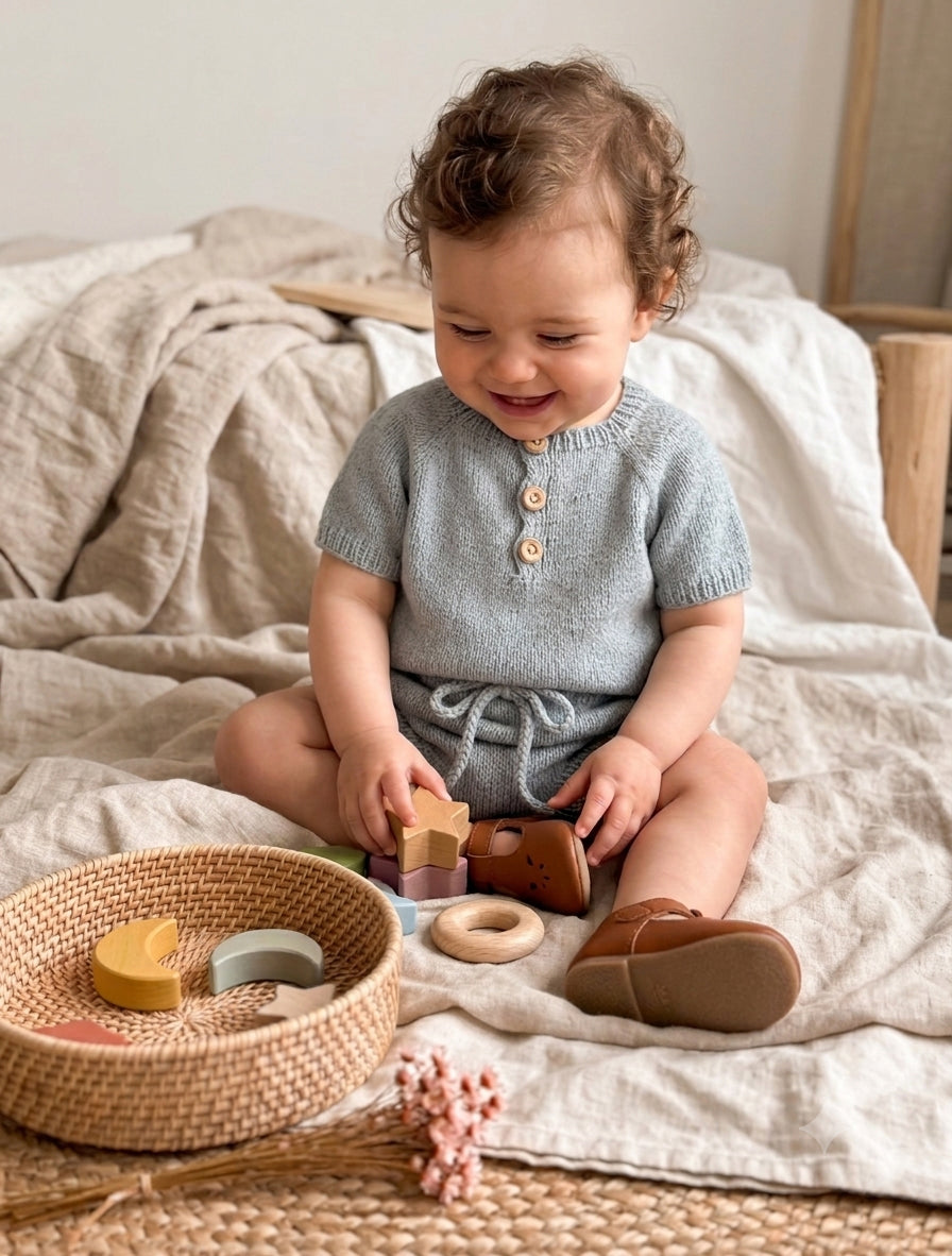Linus Set – Baby T-Shirt & Bloomers