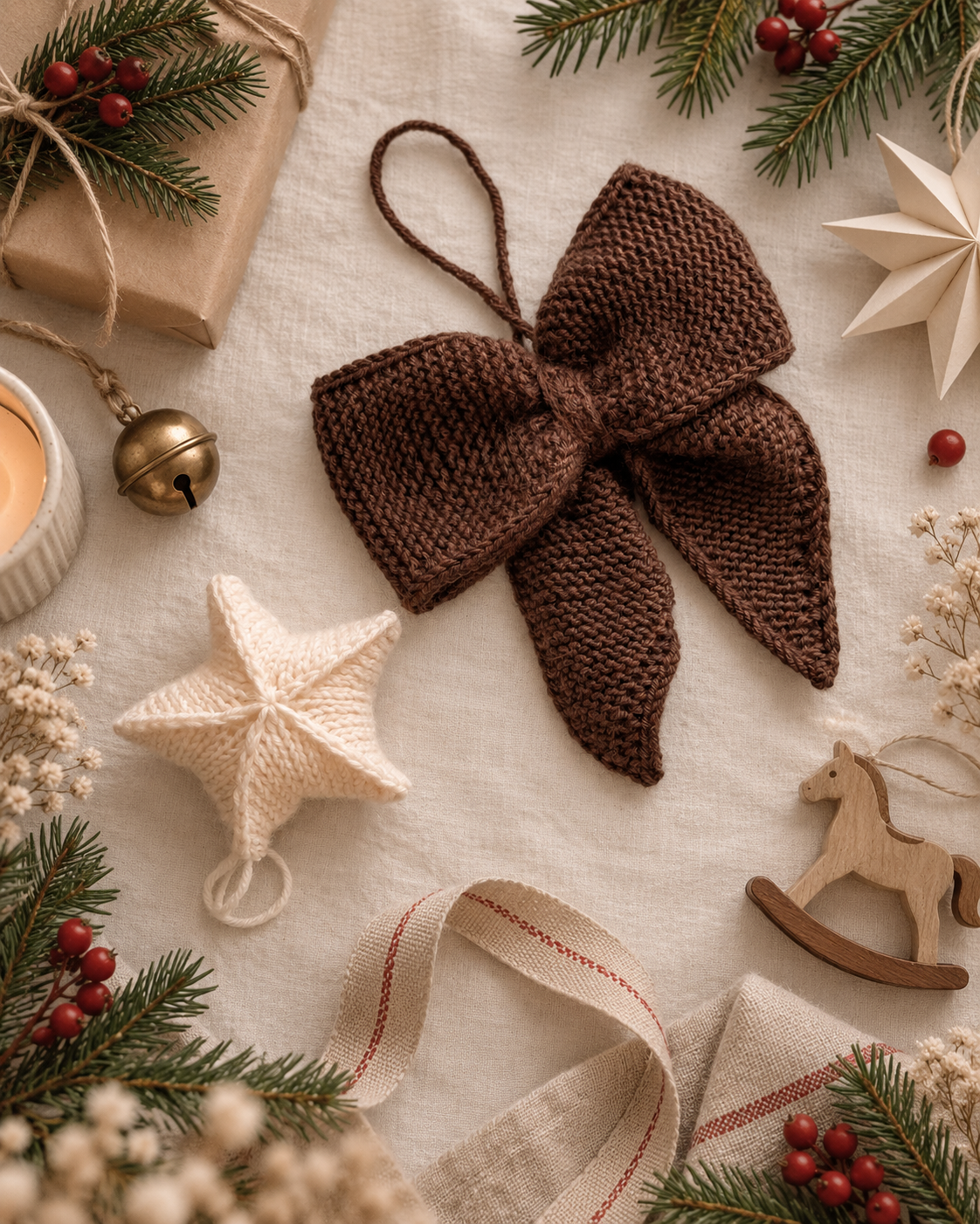 December Set – Knitted Christmas Ornaments