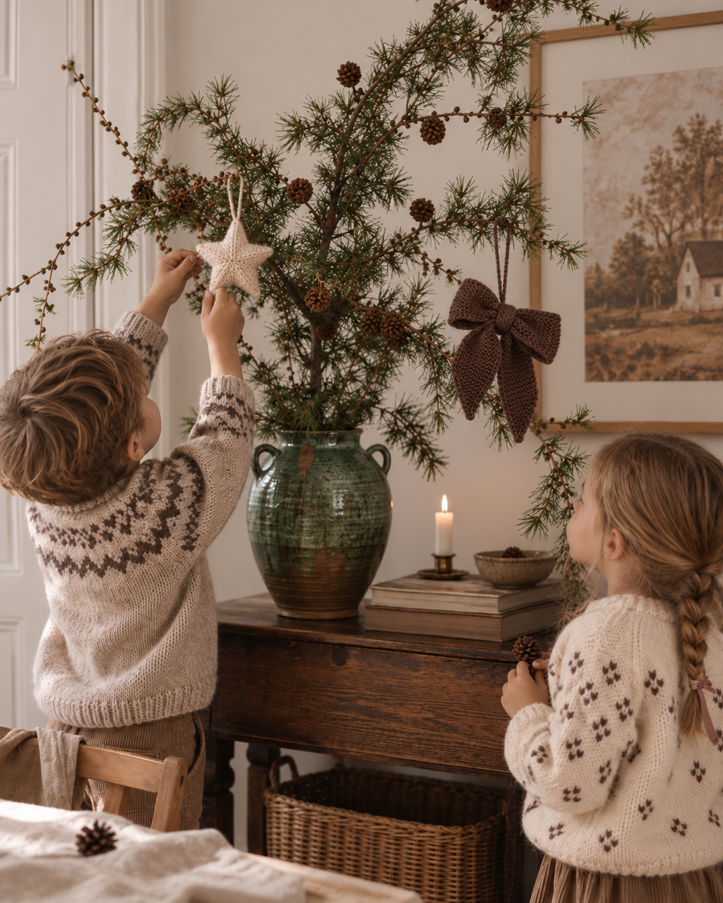 December Set – Knitted Christmas Ornaments