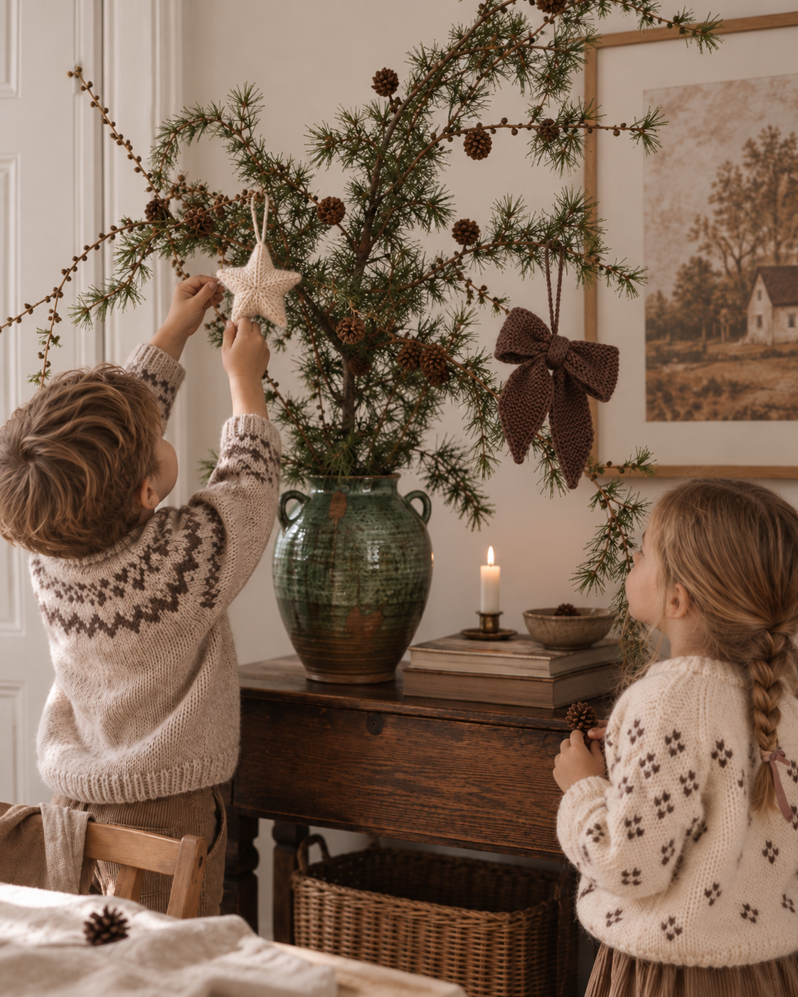 December Set – Knitted Christmas Ornaments