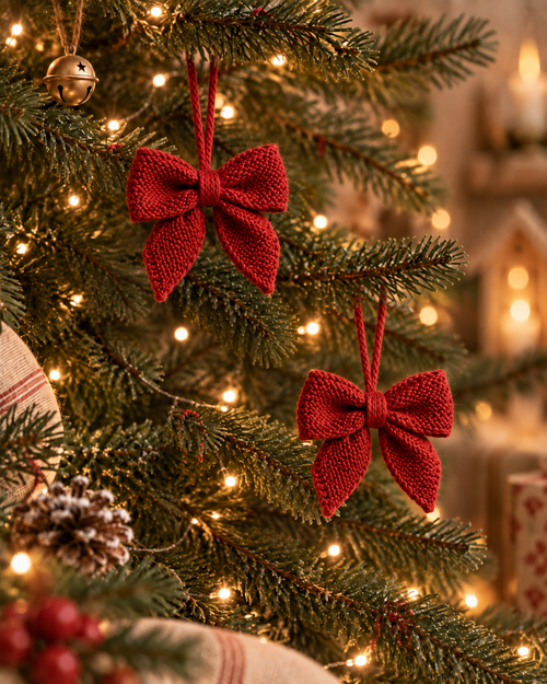 December Set – Knitted Christmas Ornaments